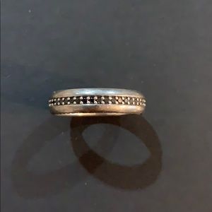 David Yurman Black Diamond ring 1ct